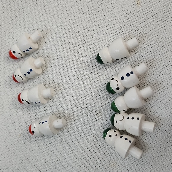 Vintage Wooden Santa Trinket Box and House Of Lloyd Santa Tic Tac Toe Game - Picture 12 of 16